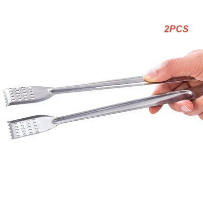 2/3Gb Virtuves instrumenti Ēdiena spārnu instrumentu komplekts, karstums, maizes knaibles, nerūsējošā tērauda salāti, grils Ēdienu gatavošana.