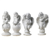 Ziemeļvalstu pasaku eņģeļu figūriņas ķeruba statuja Dekoratīvie mākslas darbi Mūsdienīgi jauki rokdarbi ballītēm kāzu galda dekors