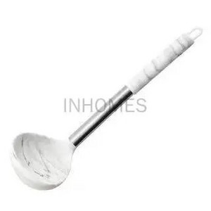 Nelipnus karščiui atsparus silikoninis Wok mentele Turner grandiklis Kastuvas Šaukštai Balto marmuro Virtuvė Maisto gaminimo Kepimo Įrankiai Indų rinkinys