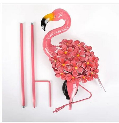 Pink Flamingo Solarna svjetla Metalna vrtna svjetiljka Vanjska staza Pink Flamingo Stake LED svjetla IP55 Vodootporna za travnjak Patio 2023