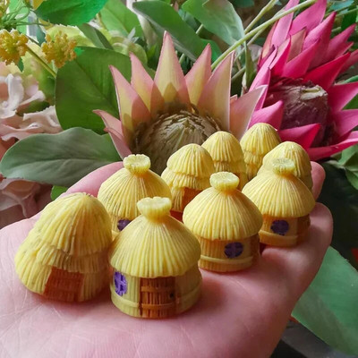9 gab mini mājiņa/kociņi/miniatūras mājiņa/nobružāts/mīlīgs/ pasaku dārzs/rūķītis/sūnu terārijs mājas dekori/amatniecības piederumi