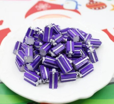 5 vnt. 1/12 mastelio miniatiūriniai lėlių namelio Kalėdų dovanų dėžutės dekoravimo priedai