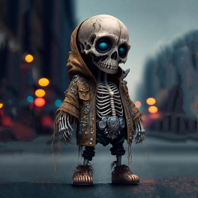 Смола Готини фигури на скелети Хелоуин Фигурка на скелет Череп Ужасни орнаменти Декорация на бюро с арматурно табло на кола