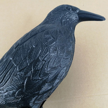 Simulation Black Raven Bird Crow Natural Prop Scary Pest Repellent Control Περιστέρι Repellent Raven Διακόσμηση Προμήθειες για πάρτι