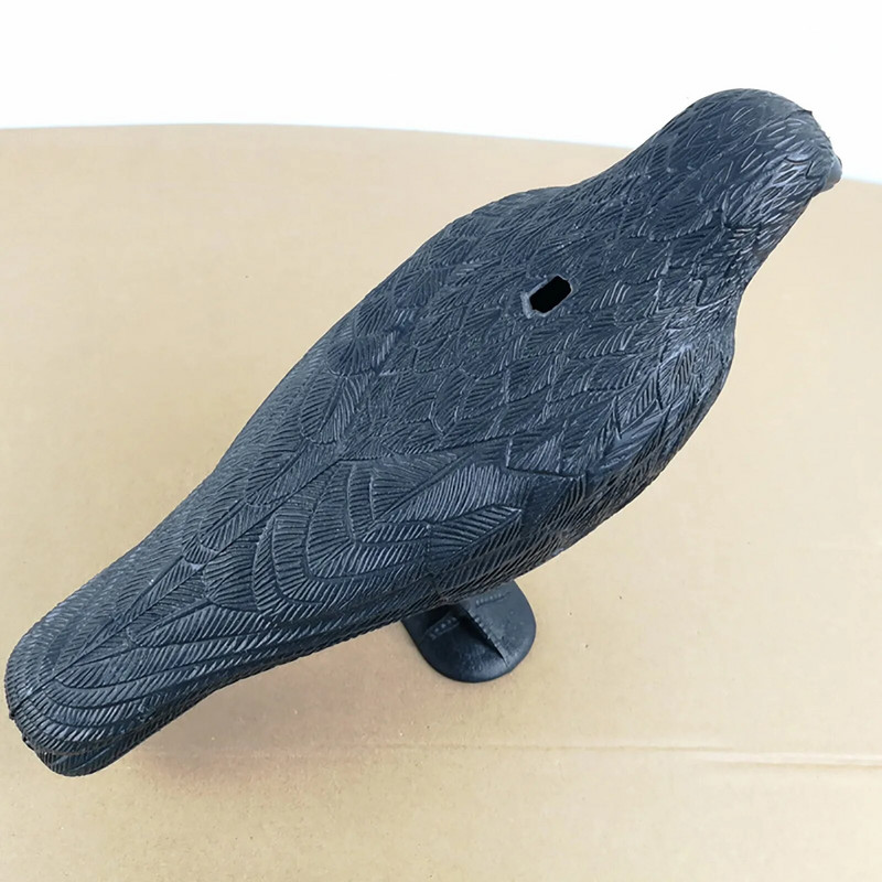 Simuliacija Black Raven Bird Crow Natural Prop Baisus kenkėjus atbaidantis balandžių atbaidantis varnas dekoravimo reikmenys vakarėliams