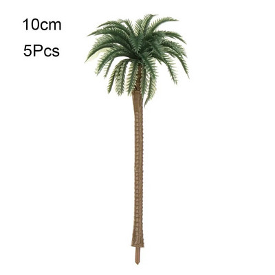 5Gb jauni plastmasas kokosriekstu palmu koka miniatūras augu podi Bonsai Craft mikro ainava DIY dekors amatniecības smilšu galda ainavas modelis