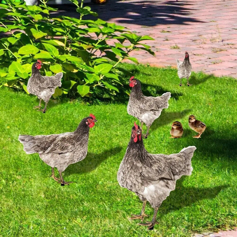 Akrüülist Kukekujud Kahepoolne trükkimine Skulptuurid Kanakaunistused Aiakaunistused Välisõue Kunstkaunistused