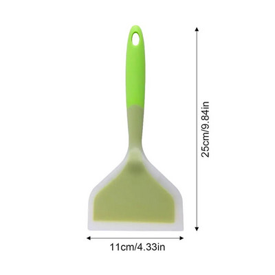 Σπάτουλα Turner Comfort Handle Cooking Σπάτουλα πλατύ στόμα Ημιδιαφανή σπάτουλα σκεύη κουζίνας για μπάρμπεκιου τηγανίτες Μαγείρεμα κρέατος