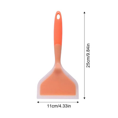 Σπάτουλα Turner Comfort Handle Cooking Σπάτουλα πλατύ στόμα Ημιδιαφανή σπάτουλα σκεύη κουζίνας για μπάρμπεκιου τηγανίτες Μαγείρεμα κρέατος