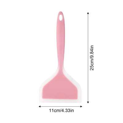 Σπάτουλα Turner Comfort Handle Cooking Σπάτουλα πλατύ στόμα Ημιδιαφανή σπάτουλα σκεύη κουζίνας για μπάρμπεκιου τηγανίτες Μαγείρεμα κρέατος