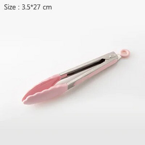 Virtuvės reikmenys Kepimo įrankiai Kietas virtuvės reikmenų rinkinys Medinė rankena su laikymo kibiru Rožinis silikoninis virtuvės reikmenų rinkinys 11 dalių