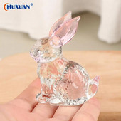 Κρυστάλλινο γυαλί κουνέλι πεταλούδα κύκνος άγαλμα μασκότ Ζώο χειροποίητα ειδώλια Στολίδια για τον κήπο Σπίτι Σαλόνι Τραπέζι γραφείου