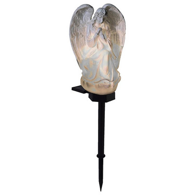 Vaigu ingel päikesevalgus veekindel valgustus Ornament Vaiguaed päikeseingli skulptuur Tiivad aia rõduhoovi jaoks