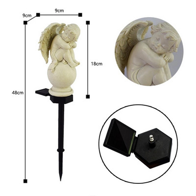 Solarna lampa Panda Životinja Solarna vrtna svjetla Solarna led svjetiljka na solarni pogon Vanjska vrtna ukrasna svjetiljka Vodootporna solarna svjetla