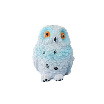 Sūnu terārija dekors Jaukās pūces Dzīvnieku sveķu miniatūras figūriņas Amatniecība Bonsai podi Mājas pasaku dārza rotājumi 1 gab.