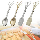 Νέο Vintage ρετρό ψωμί μπριζόλα Φαγητό μπάρμπεκιου Σαλάτα τοστ Κέικ ζαχαροπλαστικής Κλιπ τσαγιού σφιγκτήρας αξεσουάρ κουζίνας