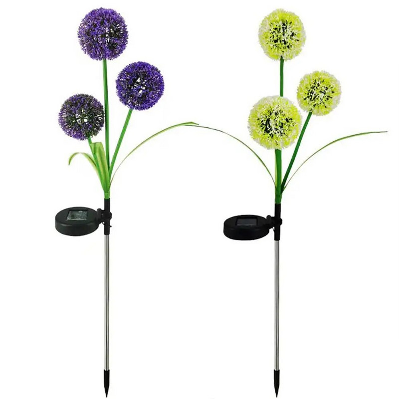 Ainavu lampa Led saules gaismas ūdensnecaurlaidīga simulācijas pienenes dekorēšanas lampa āra dārzam zālienam balkonam iekšpagalma pagalma apgaismojumam