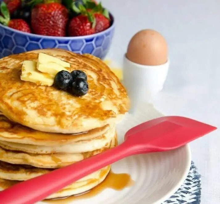 Silikona lāpstiņu komplekts, 6 daļīgs, nepiedegošs, karstumizturīgs gumijas lāpstiņas karotes virtuves rīki cepšanai ar nerūsējošā tērauda serdi