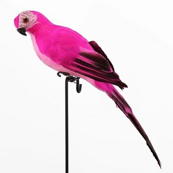 25/35cm Χειροποίητη Προσομοίωση Παπαγάλου Δημιουργικό Φτερό Γκοοειδές ειδώλιο Στολίδι Animal Bird Garden Bird Prop Διακόσμηση Μινιατούρα