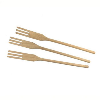 Ξύλινο πιρούνι σκεύη κουζίνας Μασίφ ξύλο Gadget Φυσικά εργαλεία κουζίνας Σαλάτα σερβιρίσματος Εργαλεία ανάμειξης