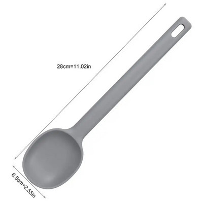 Silikona gatavošanas trauks Nepiedegošs Karstumizturīgs Universāls silikona trauks Virtuves rīks Cepšanas lāpstiņa Ēdiena gatavošanas piederumu rīks