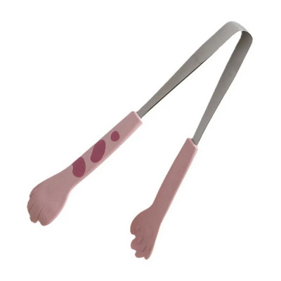 Silikona karstumizturīgas virtuves pārtikas skavas Pretpiedeguma skavas Kaķu spīļu šinas virtuves pārtika Silikona rīki Bērnu ēdināšanas palīglīdzeklis