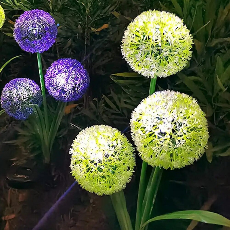 LED saules gaismas ūdensnecaurlaidīgas mākslīgās pienenes dekorēšanas lampa ainavas lampa āra dārzam zālienam balkonam terases pagalma apgaismojumam