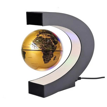 Плаващ магнитен левитационен глобус LED карта на света Глобус Електронна антигравитационна лампа Новост Топка Светлина Подаръци за декорация на дома