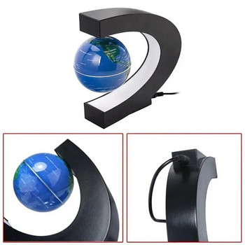 Floating Magnetic Levitation Globe LED Παγκόσμιος Χάρτης Globe Ηλεκτρονική λάμπα αντιβαρύτητας Φωτιστικό μπάλας καινοτομία Δώρα διακόσμησης σπιτιού