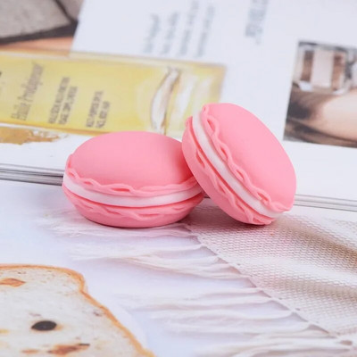 10 τμχ Resin Simulation Cartoon Macaron Cream Cake Dollhouse Decoration DIY Japanese Food Play Κολιέ κοσμήματα Αξεσουάρ