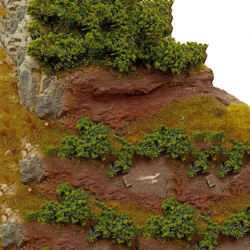 Toy Buliding Model Scene DIY Micro Τοπίο Υλικά Βλάστησης Καμουφλάζ Φύλλα γρασιδιού Λουλούδια Τούφα χόρτου