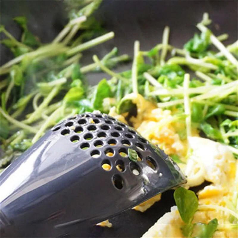 Vacclo 2PCS Daugiafunkcis šlifavimo ir trynimo šaukštas Nusausinimo šaukštas Buitinis maisto gaminimo semtuvas Filtravimo trintuvas Virtuviniai maisto gaminimo įrankiai