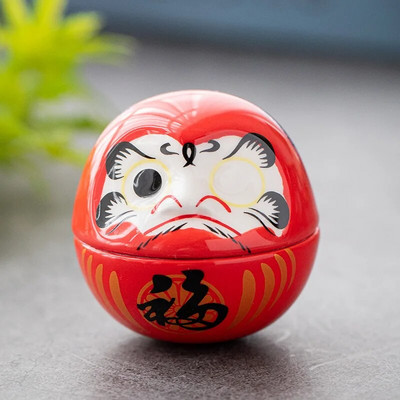 Japán kerámia Daruma kézművesség Rajzfilm Lucky Cat Fortune Dísz Táj Lakberendezés Kiegészítők Ajándékok Nappali dekoráció