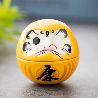 Japán kerámia Daruma kézművesség Rajzfilm Lucky Cat Fortune Dísz Táj Lakberendezés Kiegészítők Ajándékok Nappali dekoráció