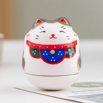 Japán kerámia Daruma kézművesség Rajzfilm Lucky Cat Fortune Dísz Táj Lakberendezés Kiegészítők Ajándékok Nappali dekoráció