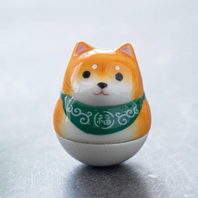 Japán kerámia Daruma kézművesség Rajzfilm Lucky Cat Fortune Dísz Táj Lakberendezés Kiegészítők Ajándékok Nappali dekoráció
