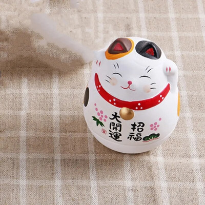 Japán kerámia Daruma kézművesség Rajzfilm Lucky Cat Fortune Dísz Táj Lakberendezés Kiegészítők Ajándékok Nappali dekoráció
