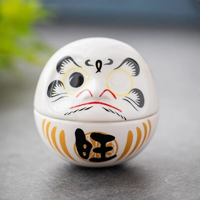 Japán kerámia Daruma kézművesség Rajzfilm Lucky Cat Fortune Dísz Táj Lakberendezés Kiegészítők Ajándékok Nappali dekoráció