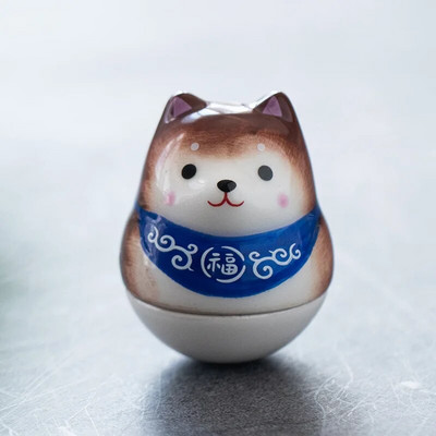 Japán kerámia Daruma kézművesség Rajzfilm Lucky Cat Fortune Dísz Táj Lakberendezés Kiegészítők Ajándékok Nappali dekoráció