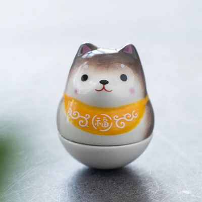 Japán kerámia Daruma kézművesség Rajzfilm Lucky Cat Fortune Dísz Táj Lakberendezés Kiegészítők Ajándékok Nappali dekoráció