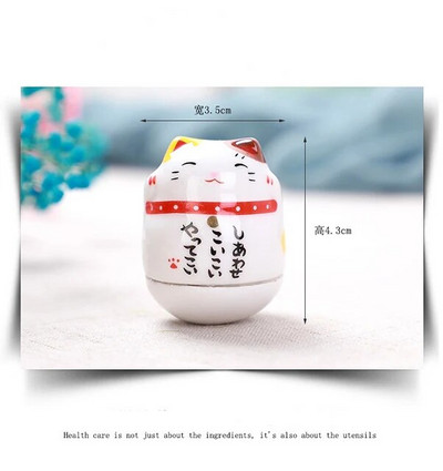 Japán kerámia Daruma kézművesség Rajzfilm Lucky Cat Fortune Dísz Táj Lakberendezés Kiegészítők Ajándékok Nappali dekoráció