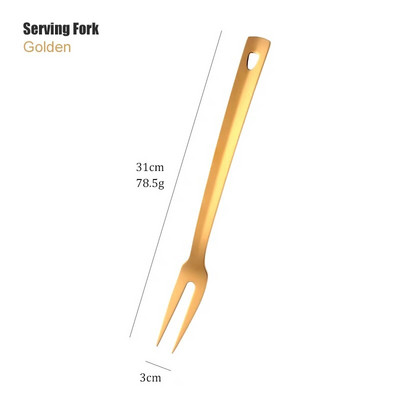 1 bucată lingură lungă de supă din oțel inoxidabil ustensile de gătit, metal auriu, șlefuitor, strecurătoare, oală pentru tort, lopată, spatulă, ustensile de bucătărie
