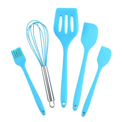 5 vnt. virtuvės reikmenys, atsparūs dilimui, nelipnūs, atsparūs karščiui, ilgai išliekantys maisto ruošimo mentele Virtuvės reikmenų rinkinys virtuvės reikmenys