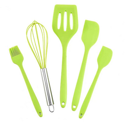 5 vnt. virtuvės reikmenys, atsparūs dilimui, nelipnūs, atsparūs karščiui, ilgai išliekantys maisto ruošimo mentele Virtuvės reikmenų rinkinys virtuvės reikmenys