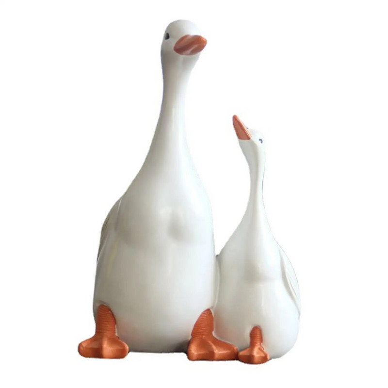 Miela dervos statula Amatai Amatai Amatai Skulptūra Šventinės Dovanos Gyvūnų Skulptūra Anties statula miegamojo stalui lauko vejai