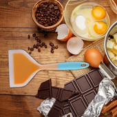 Spalvingi virtuvės reikmenys kastuvas nelipnus keptas kiaušinis nuga silikoninis kastuvas virtuvės kastuvas platus picos kepimo įrankiai kastuvas