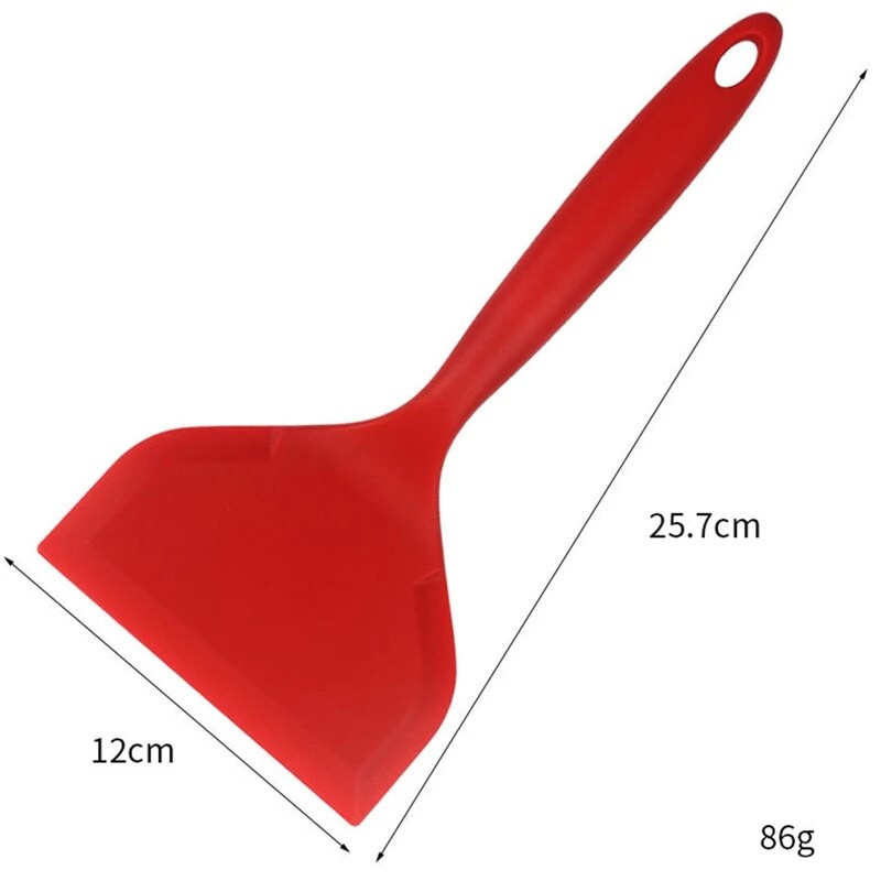 Spalvingi virtuvės reikmenys kastuvas nelipnus keptas kiaušinis nuga silikoninis kastuvas virtuvės kastuvas platus picos kepimo įrankiai kastuvas