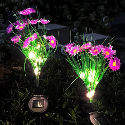 Solar Garden Lights LED lilledega valgustid Välisõue veekindel siseõue kaunistus