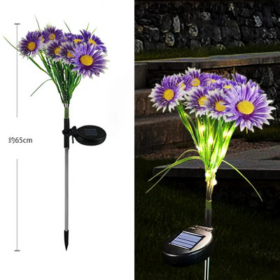 Solar Garden Lights LED lilledega valgustid Välisõue veekindel siseõue kaunistus