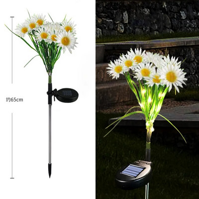 Solar Garden Lights LED lilledega valgustid Välisõue veekindel siseõue kaunistus